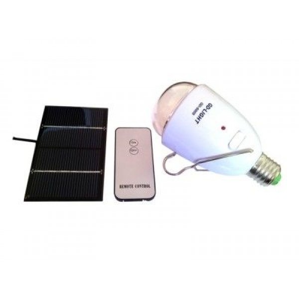 Bec economic cu incarcare solara si telecomanda GD-Light 5005